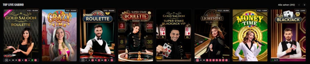 Wildsino Casino Live-Casino